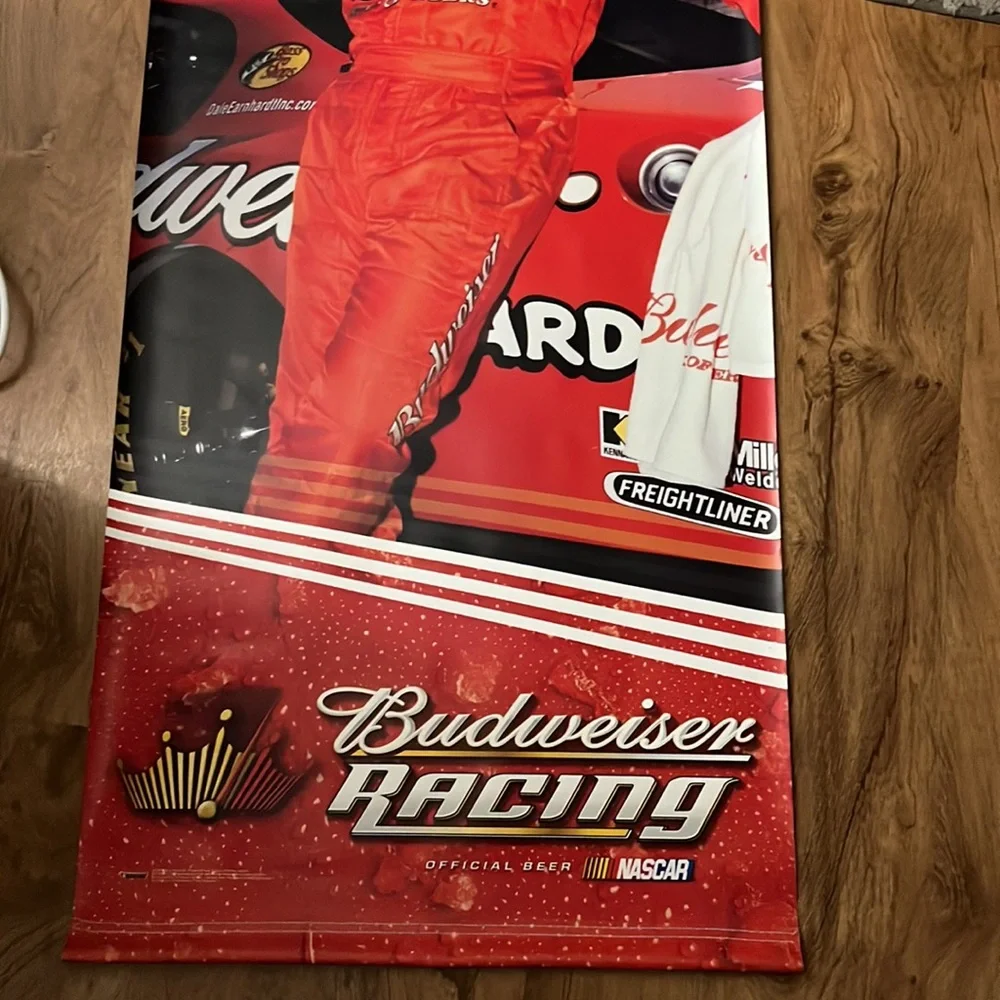 Dale Earnhardt jr. vinyl Double Sided Banner 60”x22”